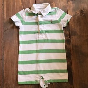 Ralph Lauren striped Romper 9 months